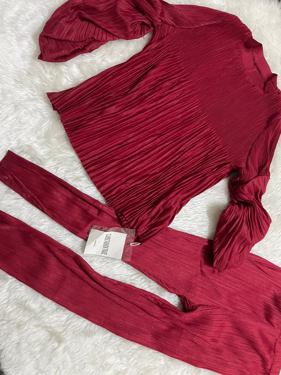 Premium Pleated Co-Ord Set